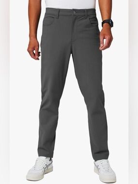 Fabletics The Don 5 Pocket Pant Gray Men’s Size 29x34 Stretch Casual Performance